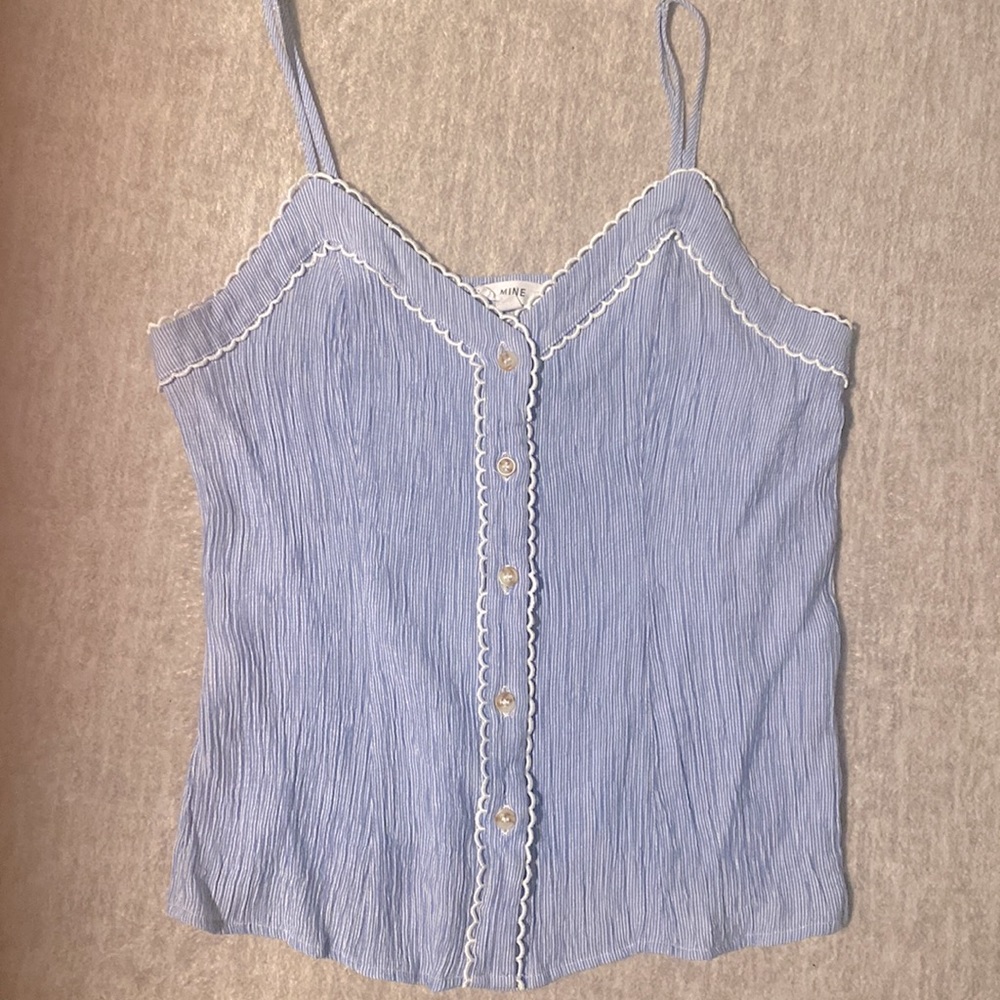Pinstripe. Perfect for spring.
